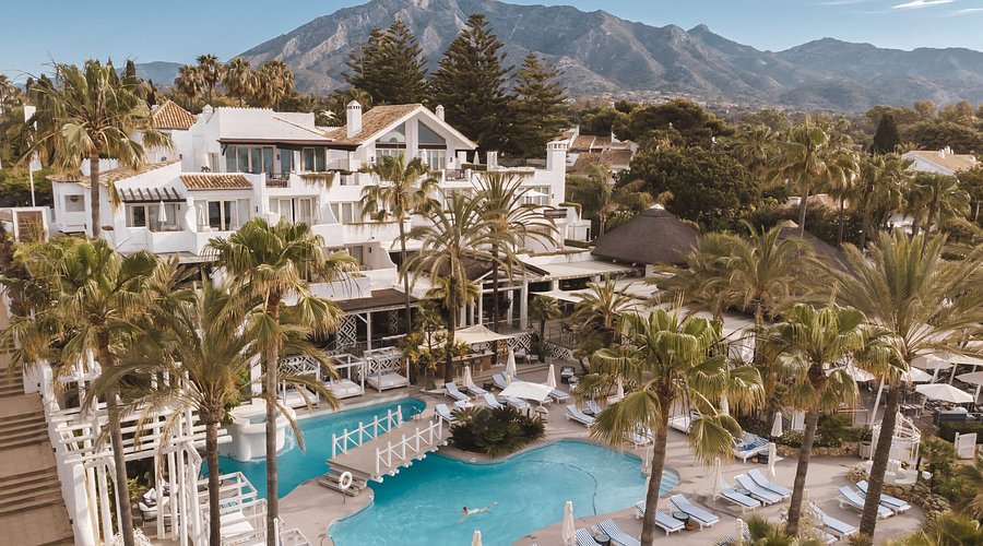 Puente Romano Beach Resort on the Golden Mile Marbella with swimming pools and gardens
