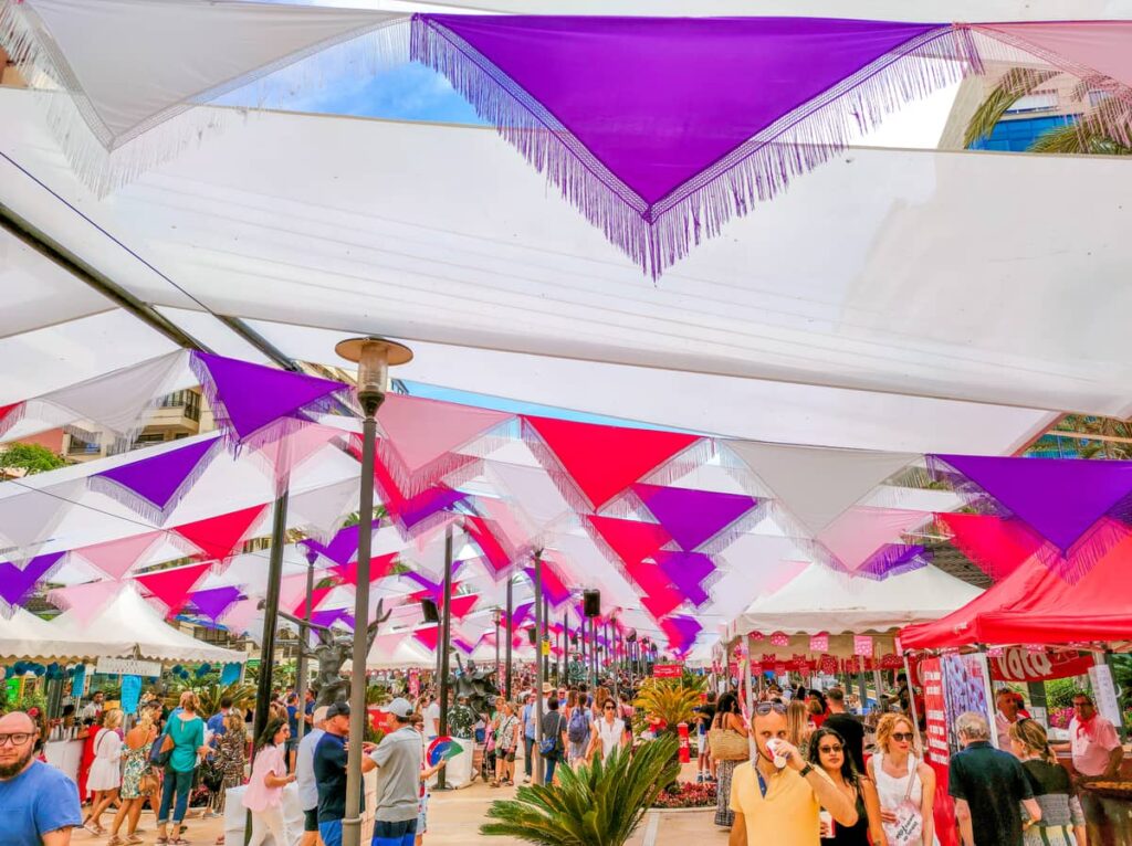 Feria de San Bernabé Marbella June 2026 Old Town colorful decorations"